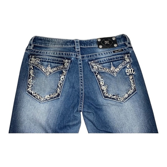 Women’s Miss Me JP5521B Boot Cut Denim Jeans Sz 31 x 29 - Picture 4 of 6